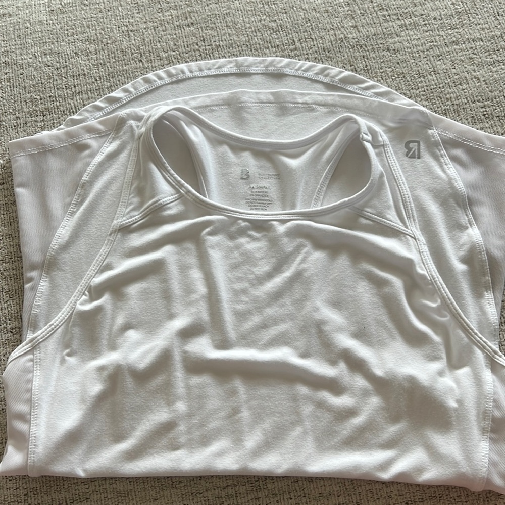 XXS white buff bunny tank